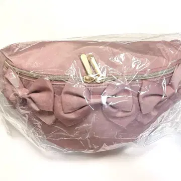 시마무라 아오키 미사코 콜라보 바디백 숄더백 리본 핑크