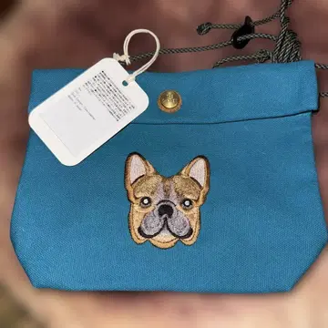 THE CANVET 프렌치 불독 자수 백