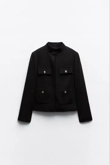 [ 새상품급 ] 스탠드 카라 텍스처 자켓 M 사이즈