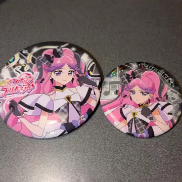 키미프리 영화 & 프리티스토어 한정판 캔뱃지 큐어키스 2개 세트