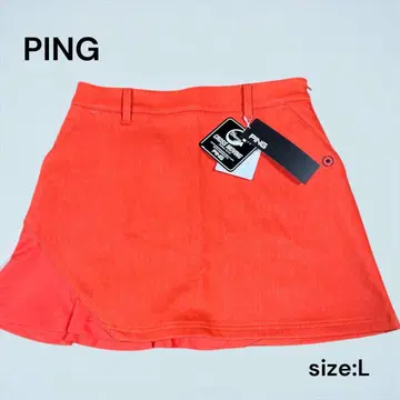 PING 여성용 스커트 L 사이즈 오렌지/택 포함 새상품