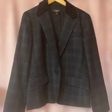 Talbots 테일러드 자켓 사이즈 10 체크 무늬