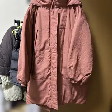 [ LEPSIM ] 충전솜 몬스터 코트 테라코타