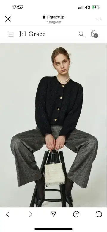 jilgrace 니트 가디건