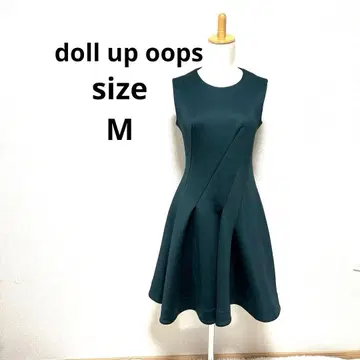 돌업 업스 슬리브리스 플레어 원피스