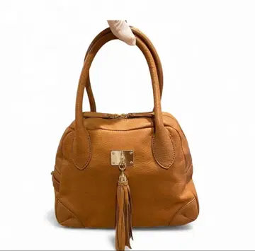 소가죽 (천연 가죽) 핸드백 태슬 포함