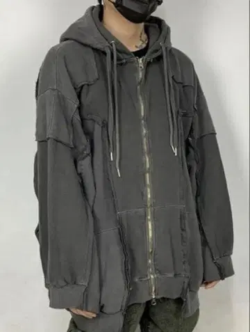 서저리 리메이크 오버 피그먼트 후드 재킷