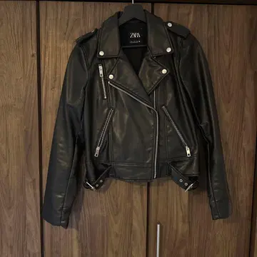 ZARA 블랙 라이더 자켓 M