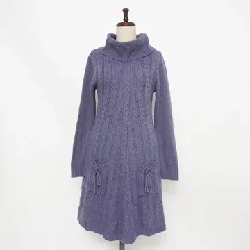 갤러리 비스콘티 니트 원피스 블루 사이즈 3*HD1342