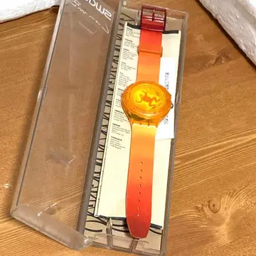 swatch 오렌지 개구리
