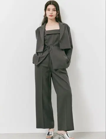 [ MURUA/컨디션 최상 ] 셋업 자켓 아우터 팬츠 하의