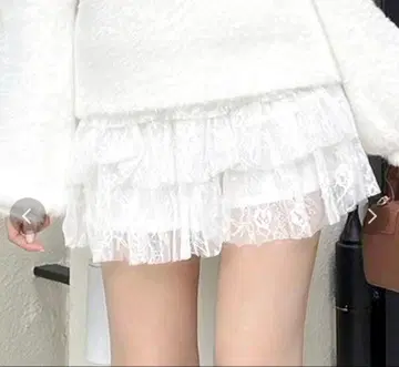 dazzlin 레이스 티어드 숏팬츠