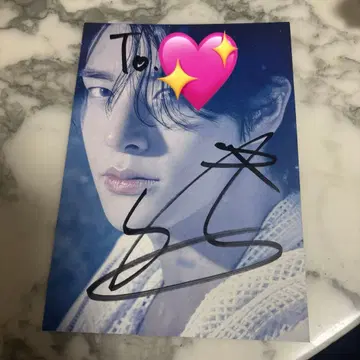 Enhypen daydream 제이크 개인 사인 친필