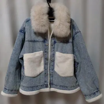 오늘만 가격 인하 야마다야 스콧 클럽 아우터 데님 퍼