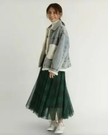 야마다야 스콧 클럽 아우터 데님 퍼