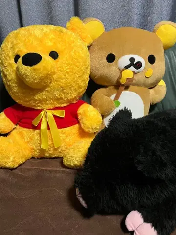 봉제 인형 대형 3개