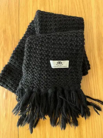 Black Sheep 니트 머플러 블랙