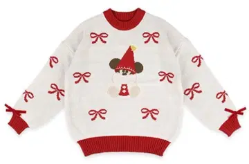 디즈니 크리스마스 니트 스웨터