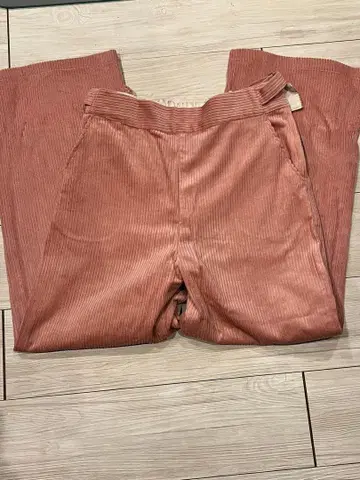 미사용 코듀로이 팬츠 핑크