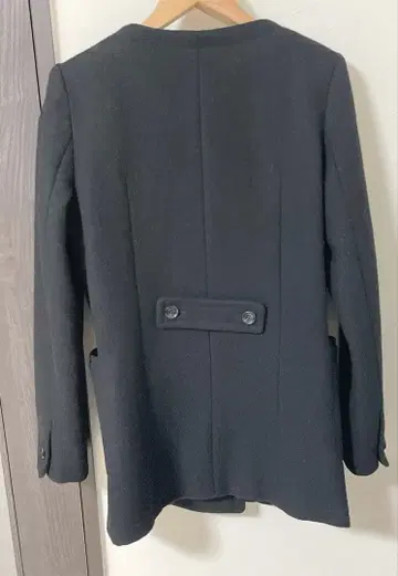 [새상품급] 울 코트 루스쿠 블랙