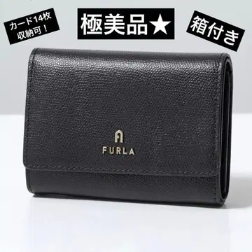 훌라 지갑 3단 폴더형 지갑 블랙 접이식 지갑