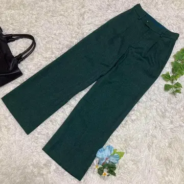 컨디션 최상 그린 라벨 릴랙싱 슬랙스 그린 스트레이트 34 XS