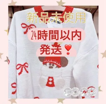 릴린린 스웨터 디즈니 크리스마스 미키마우스