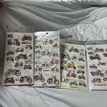 어른의 도감 씰 HONDA x 4장