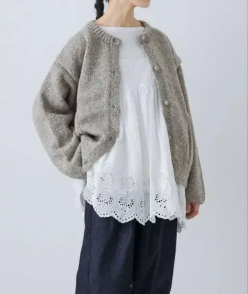 카구레 페루 니트 가디건