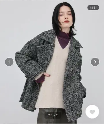 [ PUBLIC TOKYO ] 헤링본 숏코트 [ 새상품급 ] [ 인기 ]