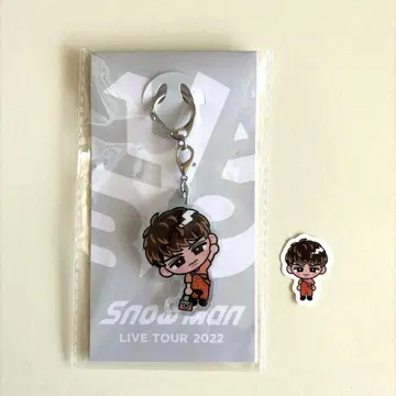 스노치루 Snow Man 아크릴 키링 & 스티커 무카이 코지