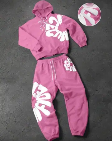 후드 부착 후드티 조거 팬츠 셋업 한국 y2k 히라모토 렌