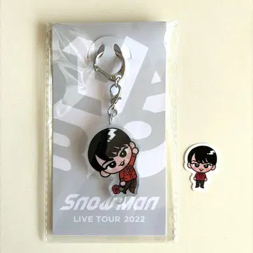 스노우 칠 Snow Man 아크릴 키링 & 스티커 미야타테 료타