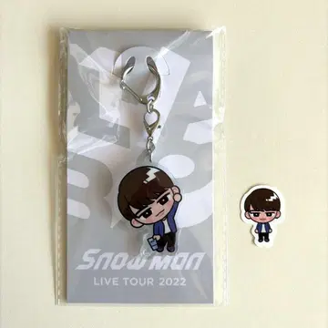 스노우 칠 Snow Man 아크릴 키링 & 스티커 와타나베 쇼타