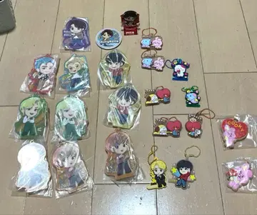 BTS 캐릭터 아크릴 키링 세트