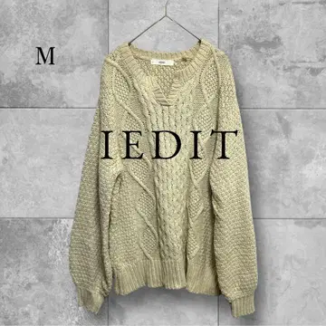이디트 니트 루즈핏 빅 루즈 스웨터 내추럴 캐주얼 고급