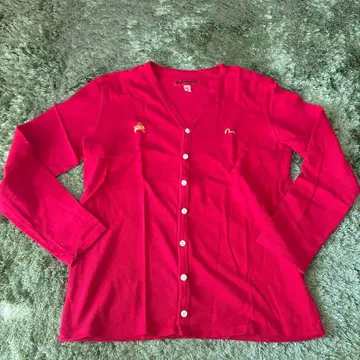 EVISU YAMANE 가디건 빨간색 38