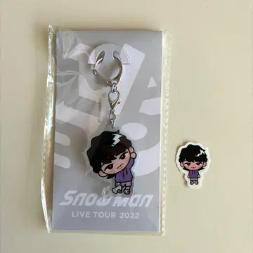 스노치루 Snow Man 아크릴 키링 & 스티커 후카사와 타츠야