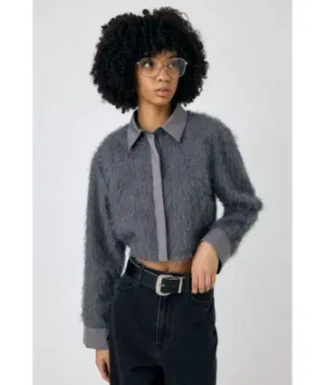 moussy FRINGE CROPPED 셔츠