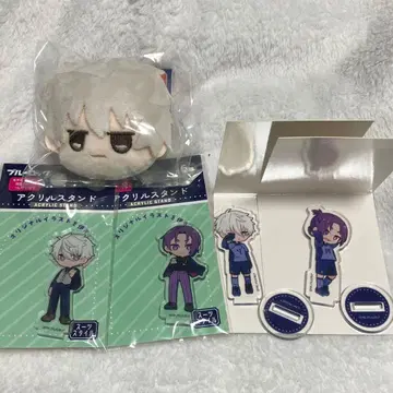 블루 록 키링 캔뱃지 스티커 세트 나기 레이