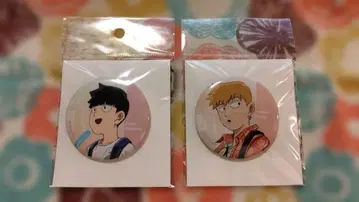 몹사이코100 summer vacation 캔뱃지 모브&레이겐