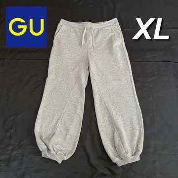 GU 스웨트 팬츠 벌룬 개조 그레이 미사용 새상품 와이드 루즈