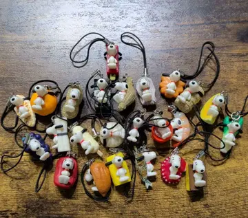 스누피 음식 스트랩 24종 세트