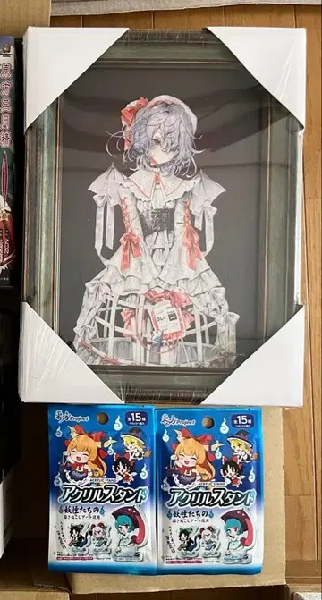 레밀리아 스칼렛 Blood Ver. 캔버스 아트 & 아크릴 스탠드 세트