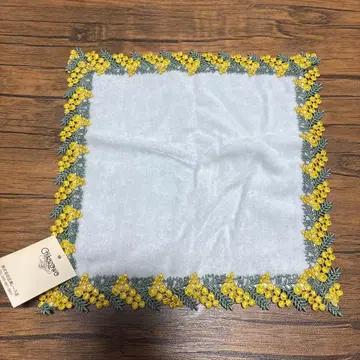 치카자와 레이스 손수건 미모사