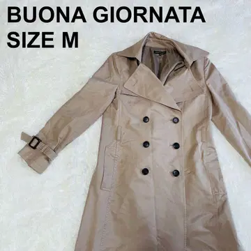 보나조르나타 트렌치코트 스프링 코트 베이지 더블 (137)