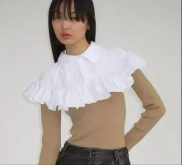 bibiy 프릴 장식 상의