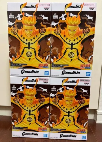 NARUTO 나루토 돌풍전 Grandista 우즈마키 나루토 4개 세트