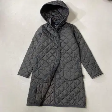 새상품급 LAVENHAM 브랜드 퀼팅 후드 부착 코트 34