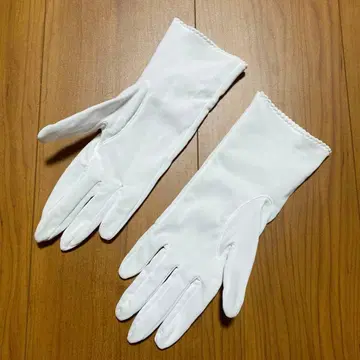버스 가이드 승무용 흰 장갑